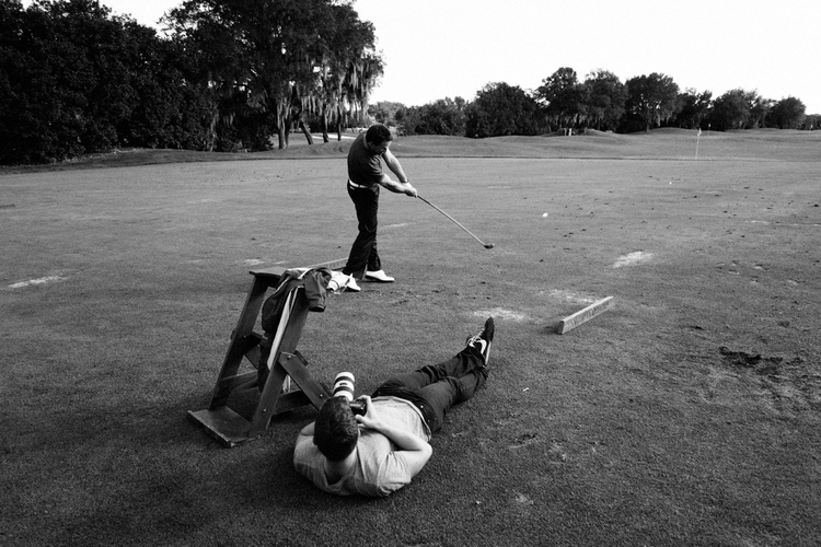 Collin Hughes photographs professional golfer Graeme McDowell.