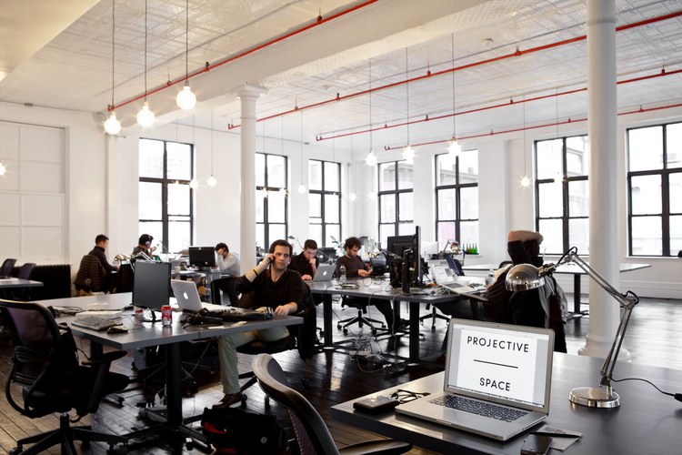 A Projective Space coworking space in New York City.