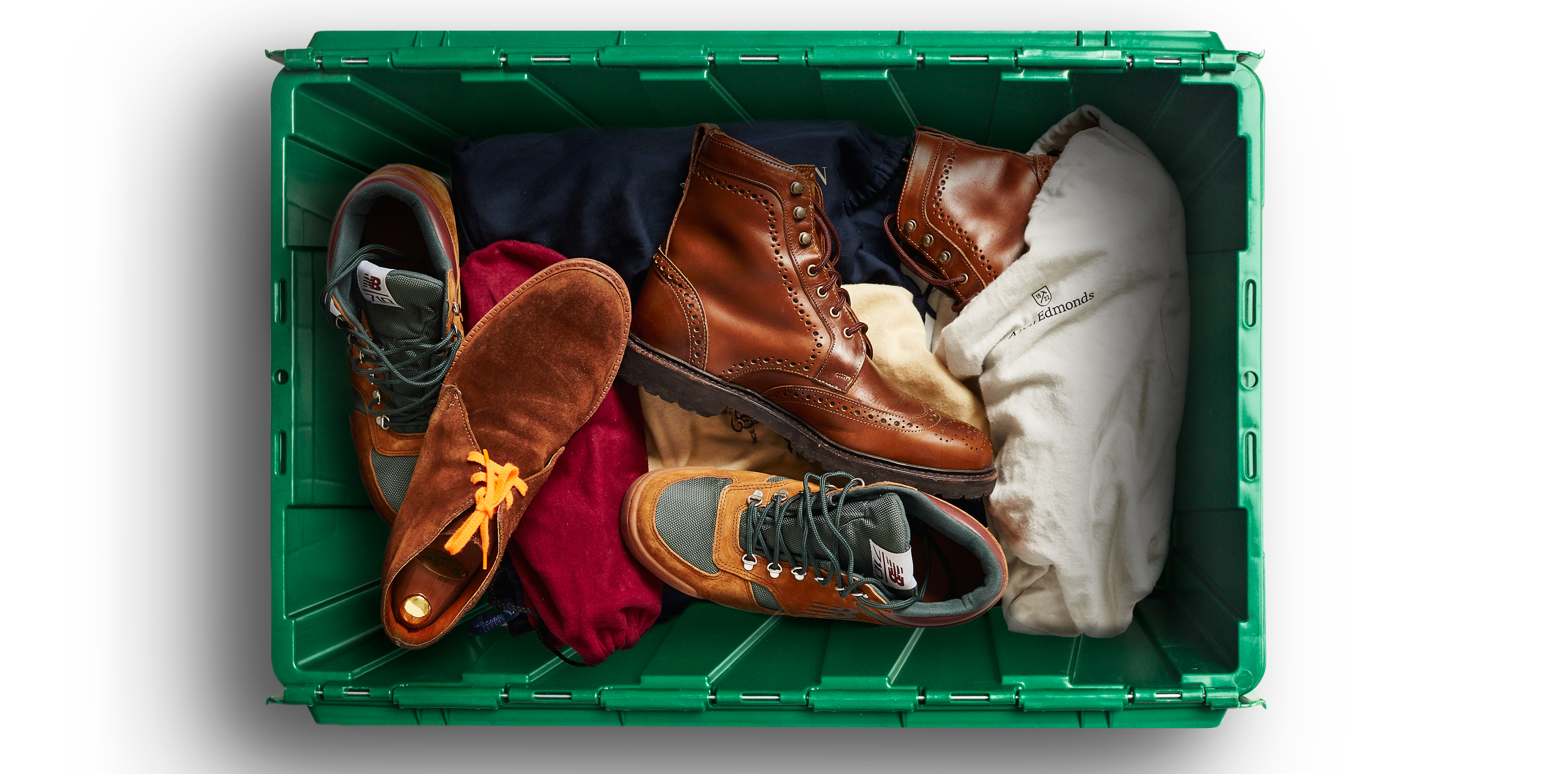 Frederick Castleberry uses MakeSpace for shoe, clothes, and boot storage in NYC.