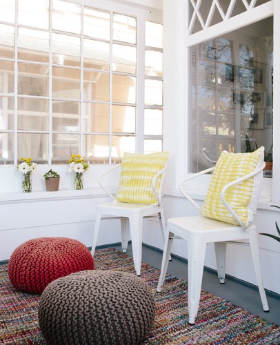 Parachute's office patio in Venice Beach, CA.