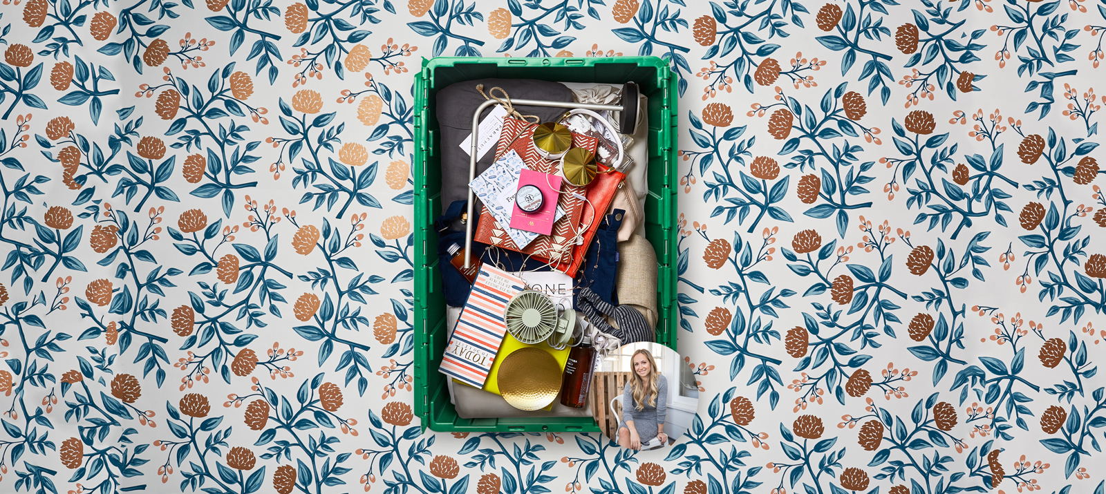 Hailing from Venice Beach, CA, Parachute CEO Ariel Kaye uses her MakeSpace bin for NYC storage.