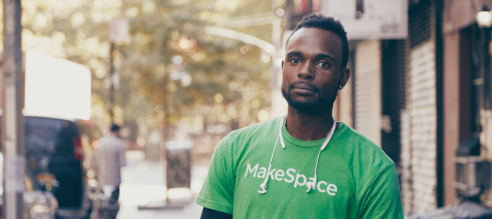 A closeup of Darrell Green, MakeSpace Uploader, father, and veteran.