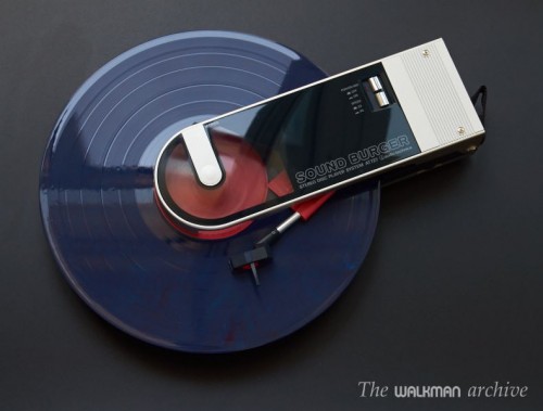An Audio Technica AT727, AKA a Sound Burger, is a portable turntable that also plays cassettes.
