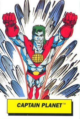 captain planet dunkin donuts card