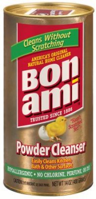 bon ami powder cleanser is hypoallergenic and does not contain chlorine, perfume, or dye
