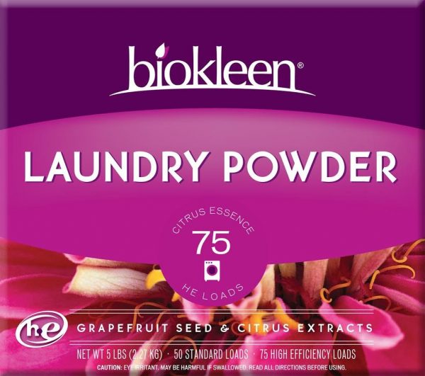 biokleen laundry powder citrus essence with grapefruit seed and citrus extracts