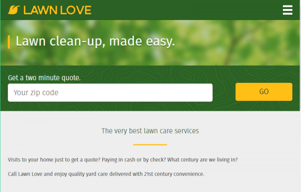lawn love website