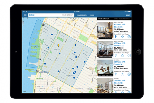 Streeteasy IPad Search