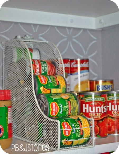 magazine holder can storage from Pamela Stephens and PB&Jstories