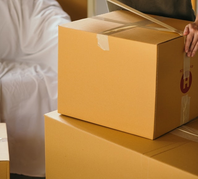 Packing boxes with tape