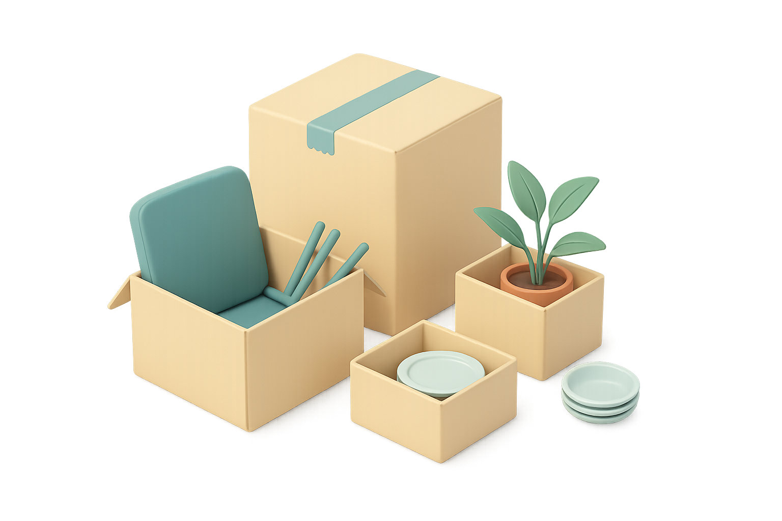 Pack up and pick up